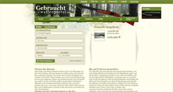 Desktop Screenshot of gebrauchtwaffenportal.de